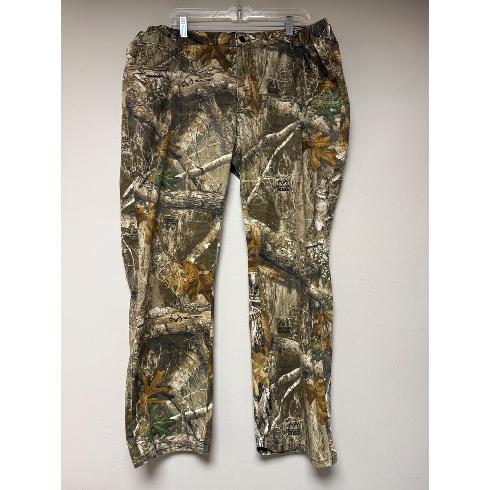 Realtree Edge Camo Cargo Pants Mens XL Cotton Blend‎ Outdoor Hunting